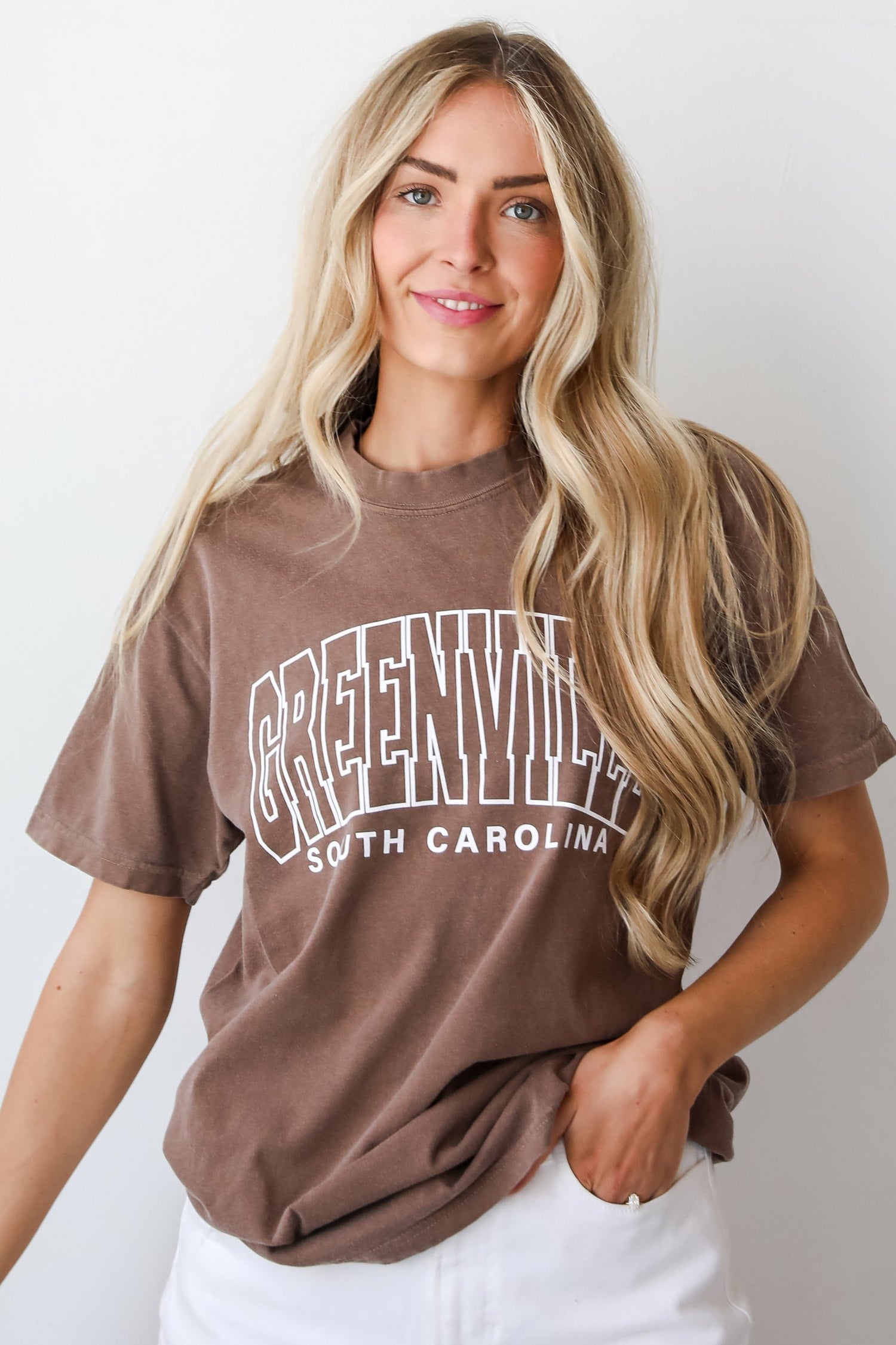dress up greenville sc Brown Greenville South Carolina Tee | DU Exclusives