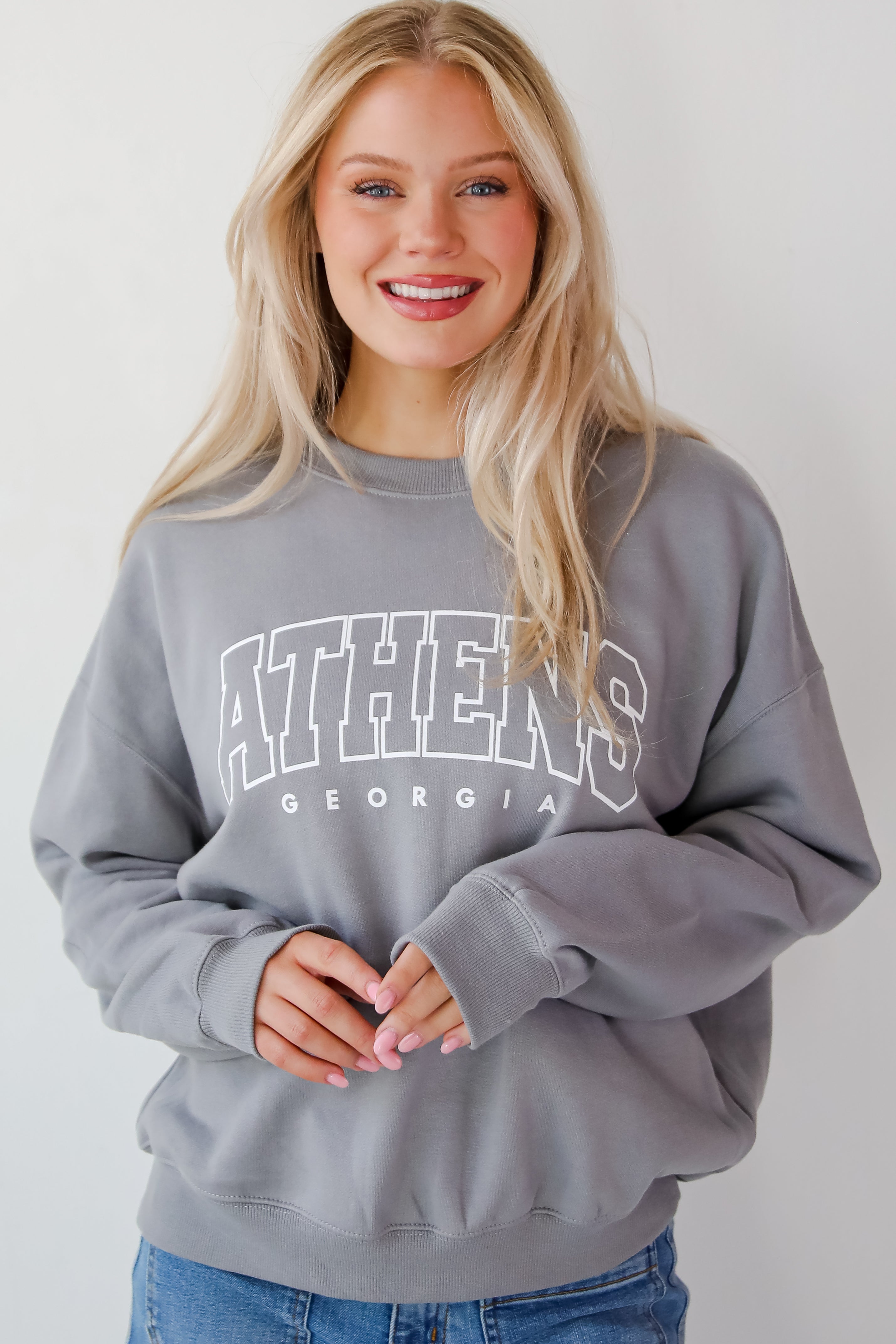 Cute Oversized Sweatshirts Graphic Sweatshirts Dress Up