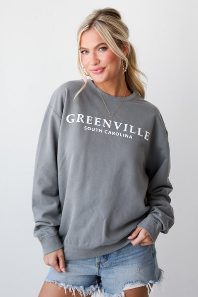 Light Grey Greenville South Carolina Sweatshirt