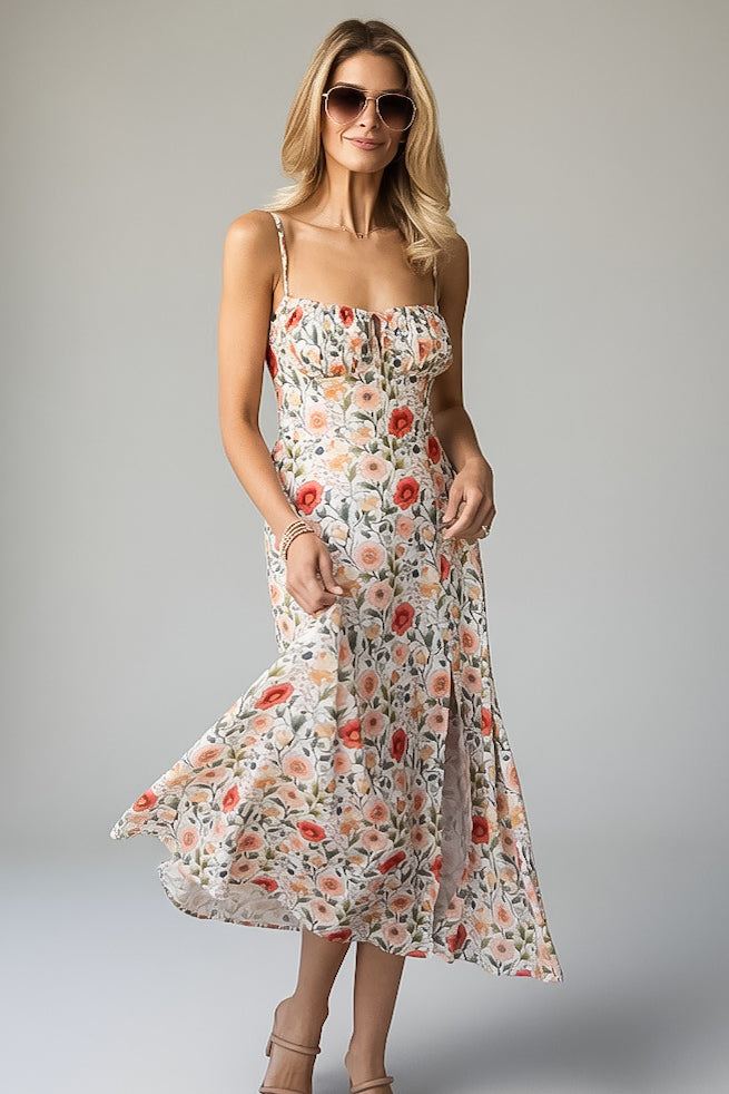 flowy cute summer dresses PRETTYGARDEN Women Sleeveless Casual Maxi Dress,Apricot,S Shop Flowy Dresses For Summer