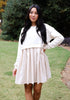 Precious Impression Natural Sweatshirt Dress