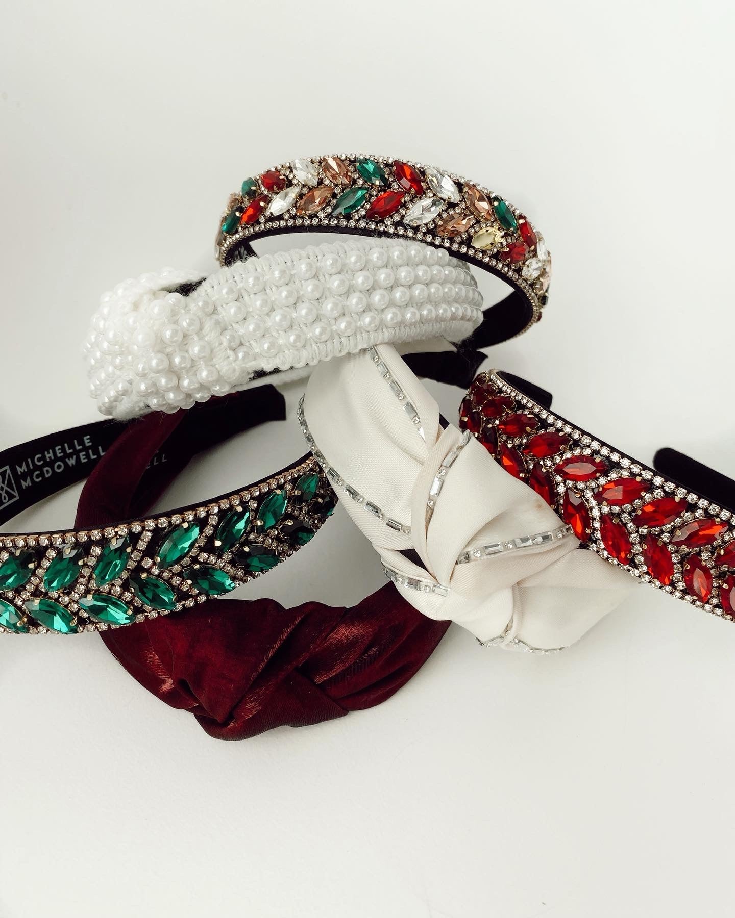 beaded headbands. hair accessories. holiday glam. Online women's boutique