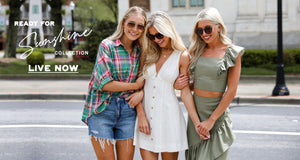 models wearing cute outfits for spring, women's boutique clothing