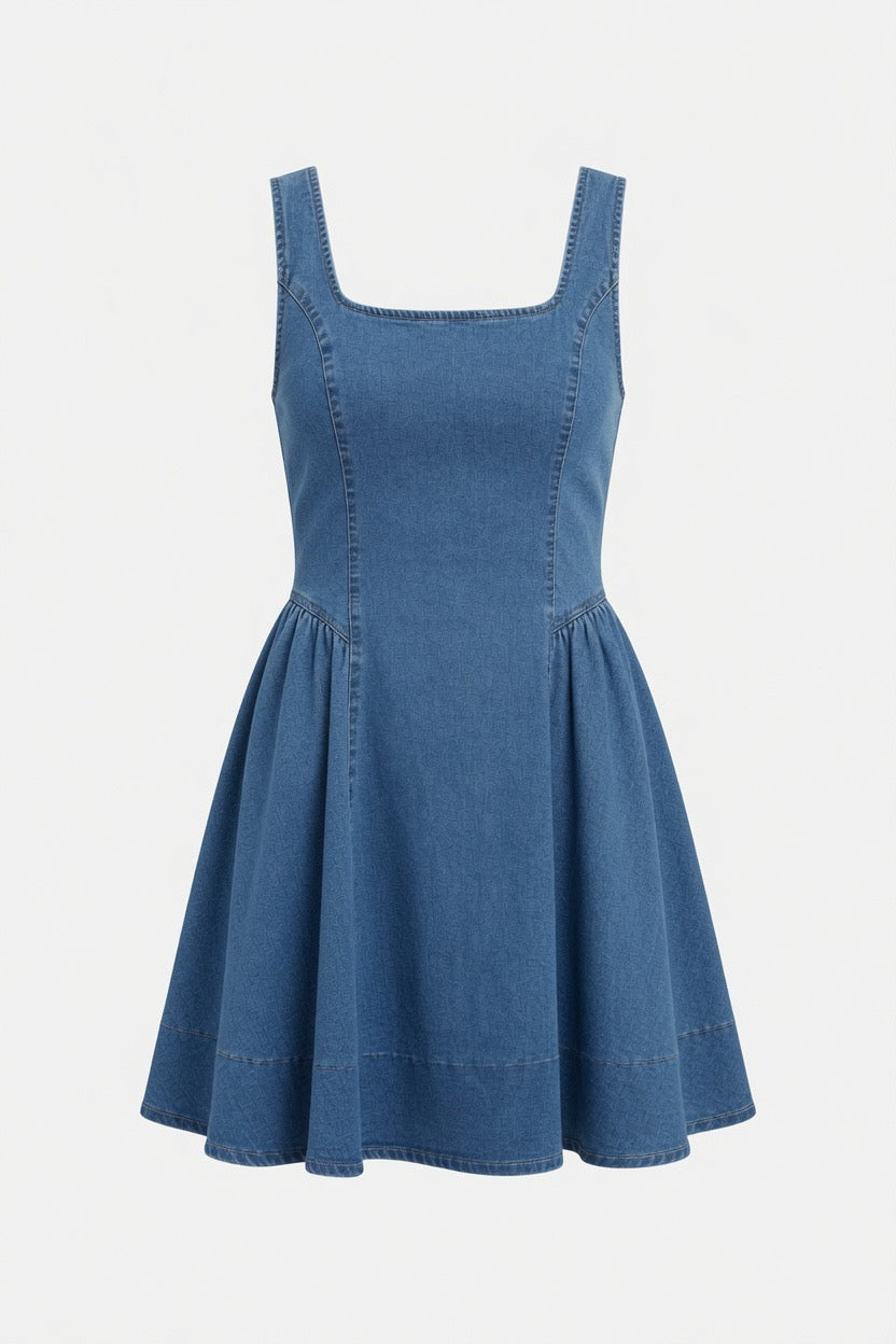 Just Add Joy Denim Mini Dress | Trendy Women's Dress