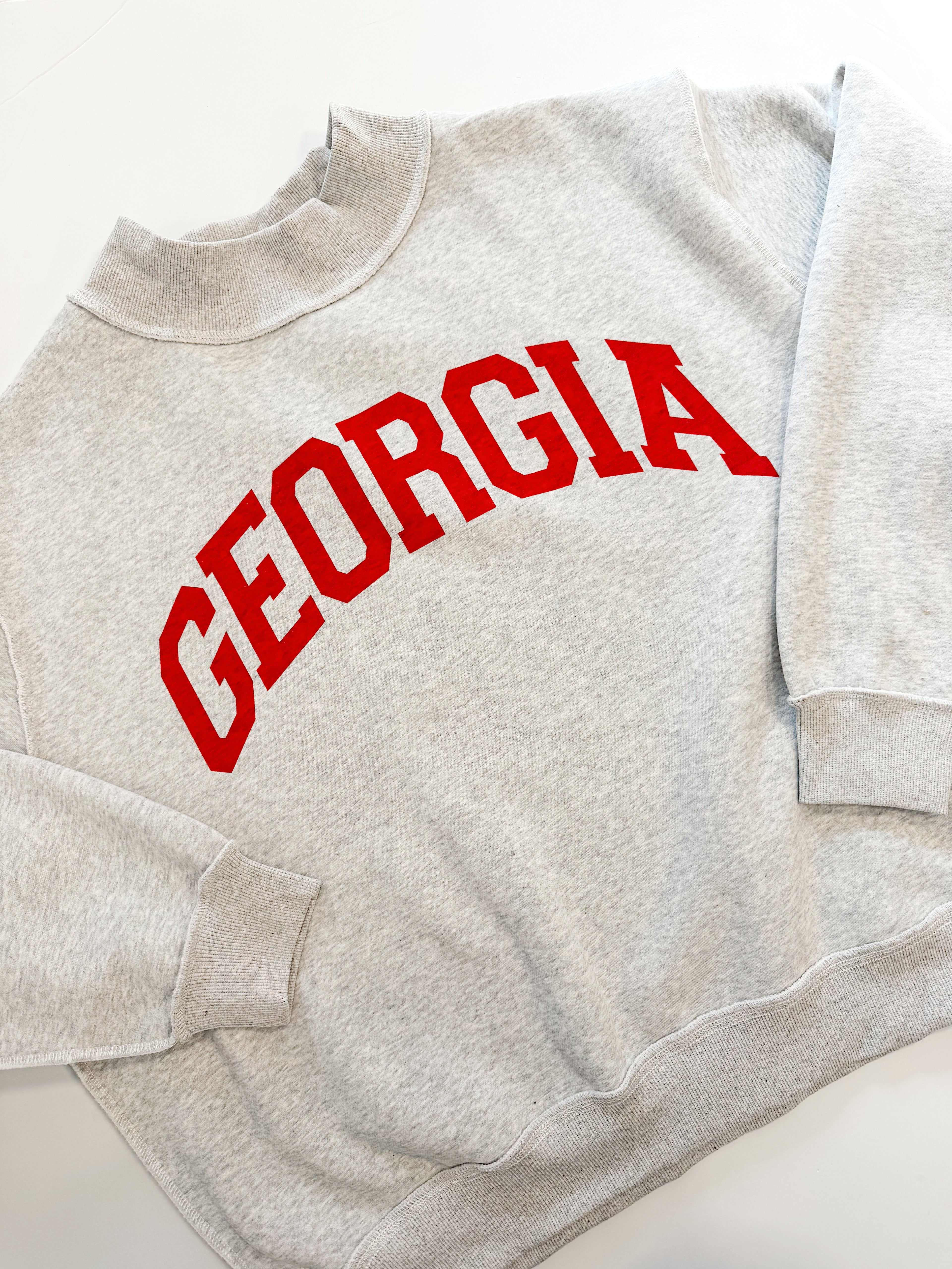 Georgia Reversible Mockneck Sweatshirt