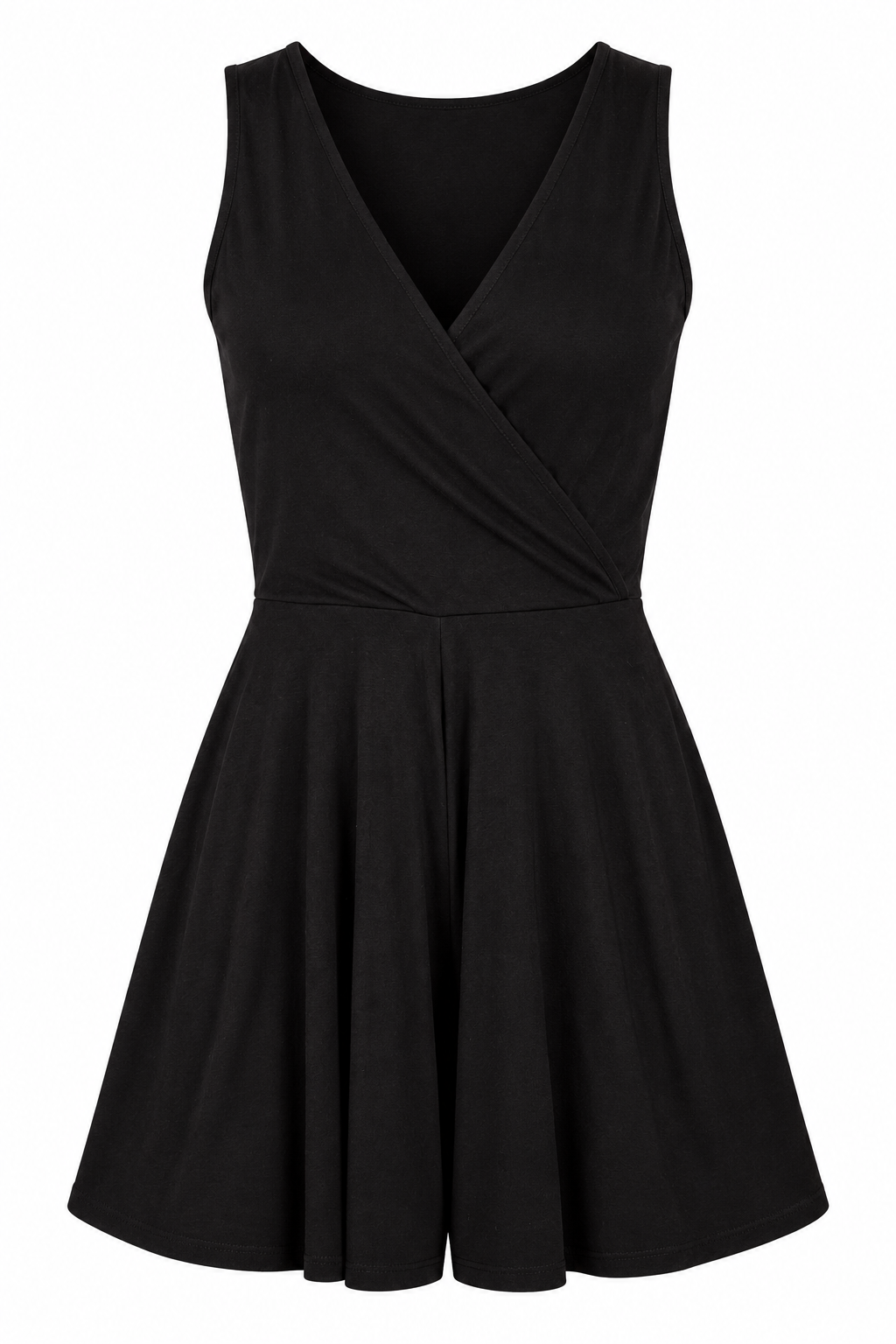 Take The Lead Black Relaxed Romper