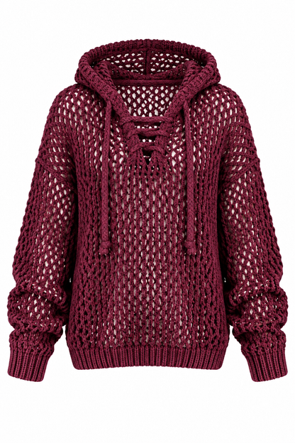 Autumn Air Open Knit Sweater