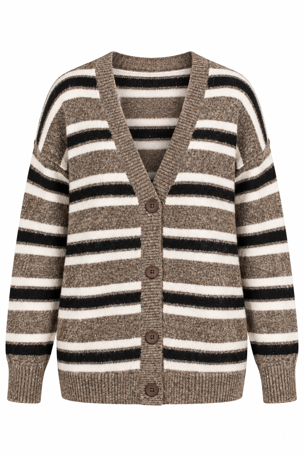 Found You Striped Knit Cardigan