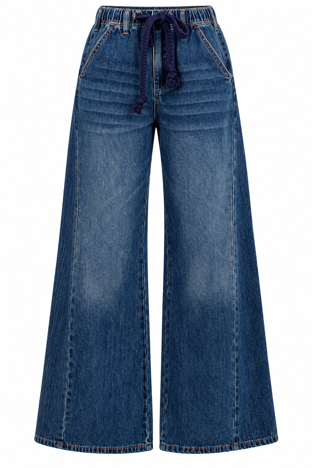 The Scenic Route Wide Leg Denim Pants