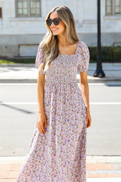 Such Sweetness Floral Maxi Dress
