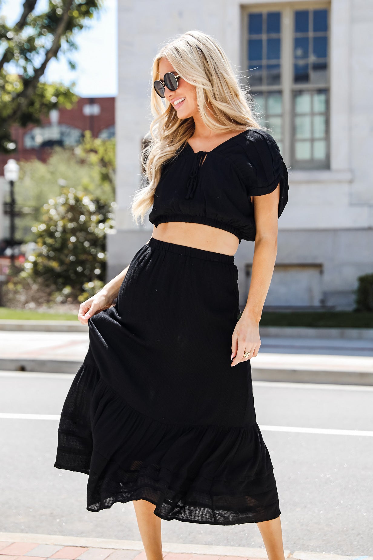 FINAL SALE - Do Your Thing Midi Skirt