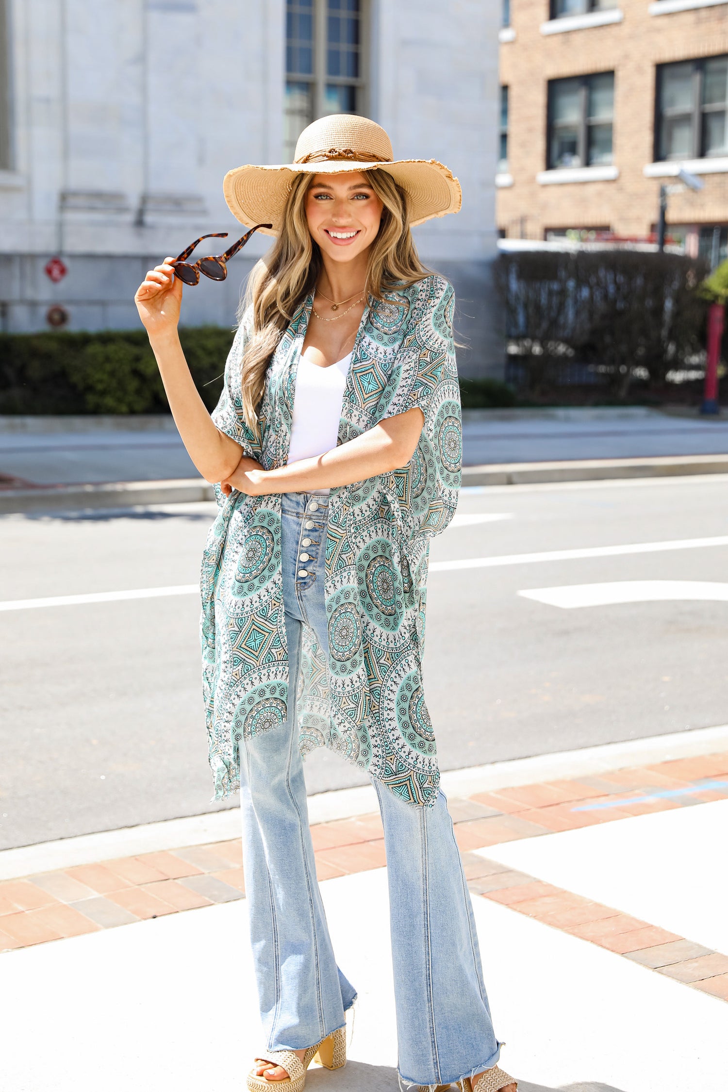 FINAL SALE - The Coast Is Sheer Kimono