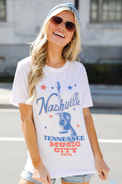 Nashville Tennessee Music City Graphic Tee