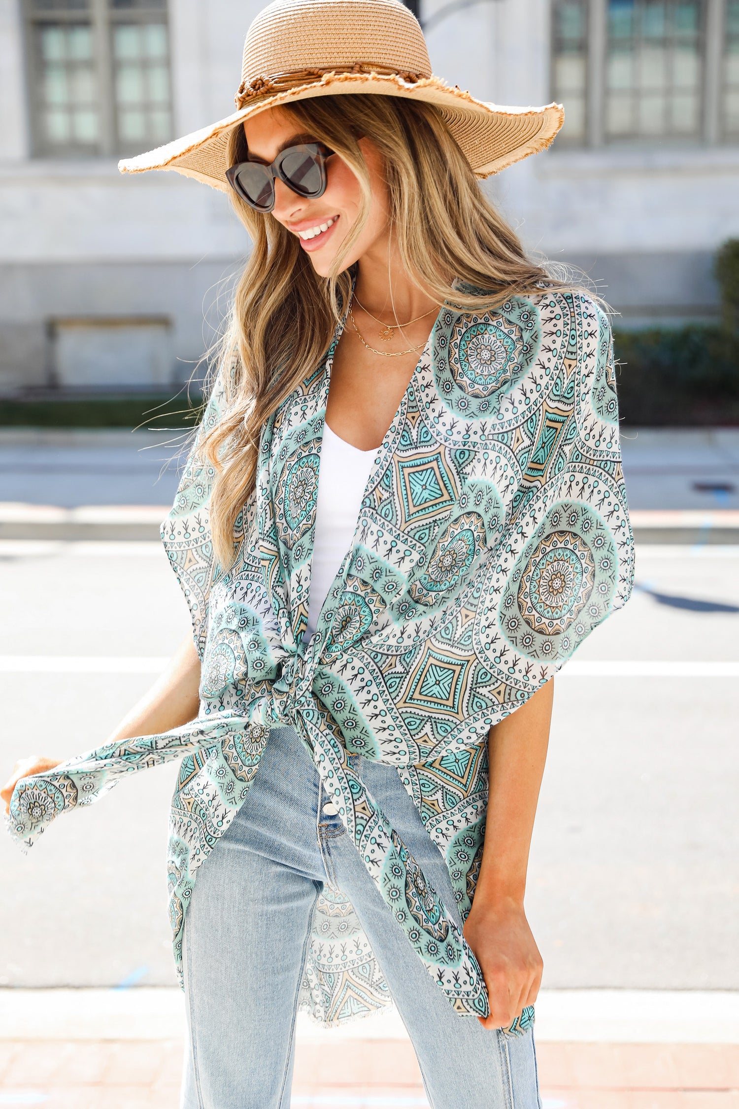 FINAL SALE - The Coast Is Sheer Kimono