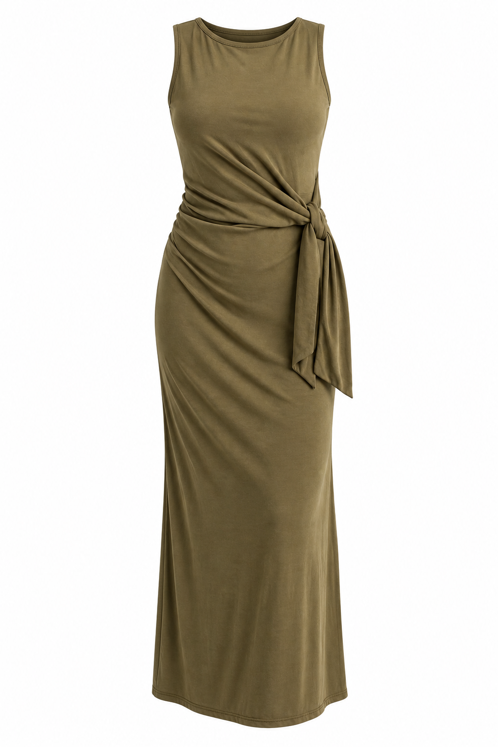 An Evening Away Draped Maxi Dress
