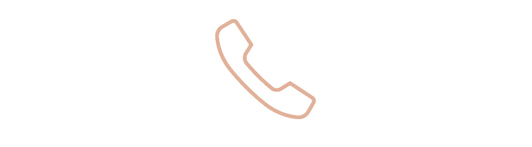 peach phone outline icon