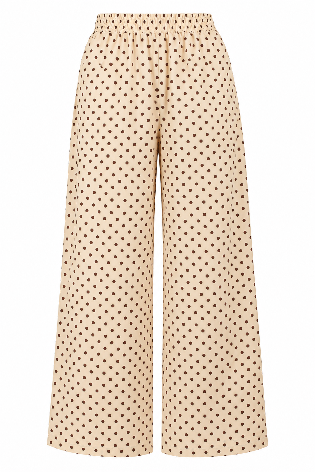 Dots About Town Taupe Polka Dot Pants