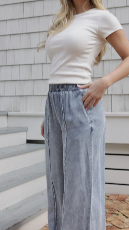 Big Dreams Light Wash Denim Pants