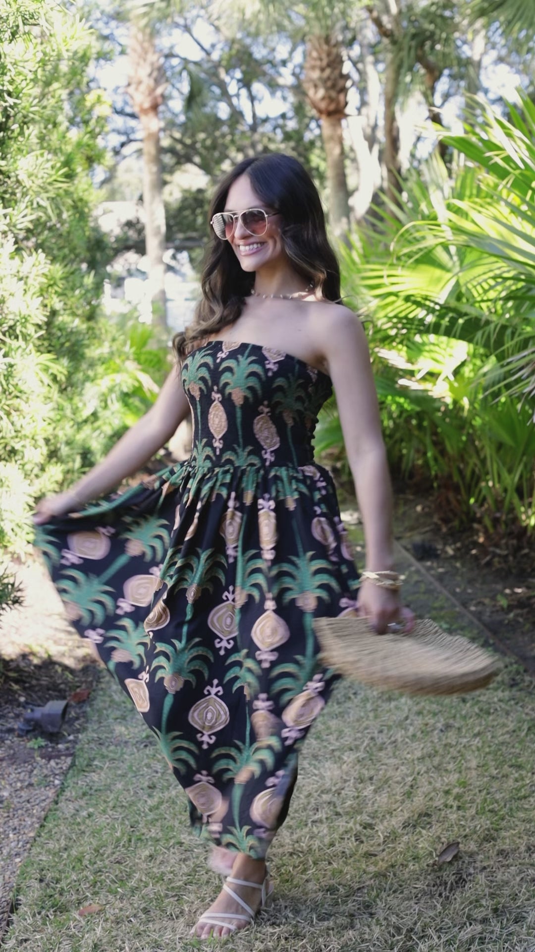 Chic Essential Strapless Smocked Black Maxi Dress – Dress Up