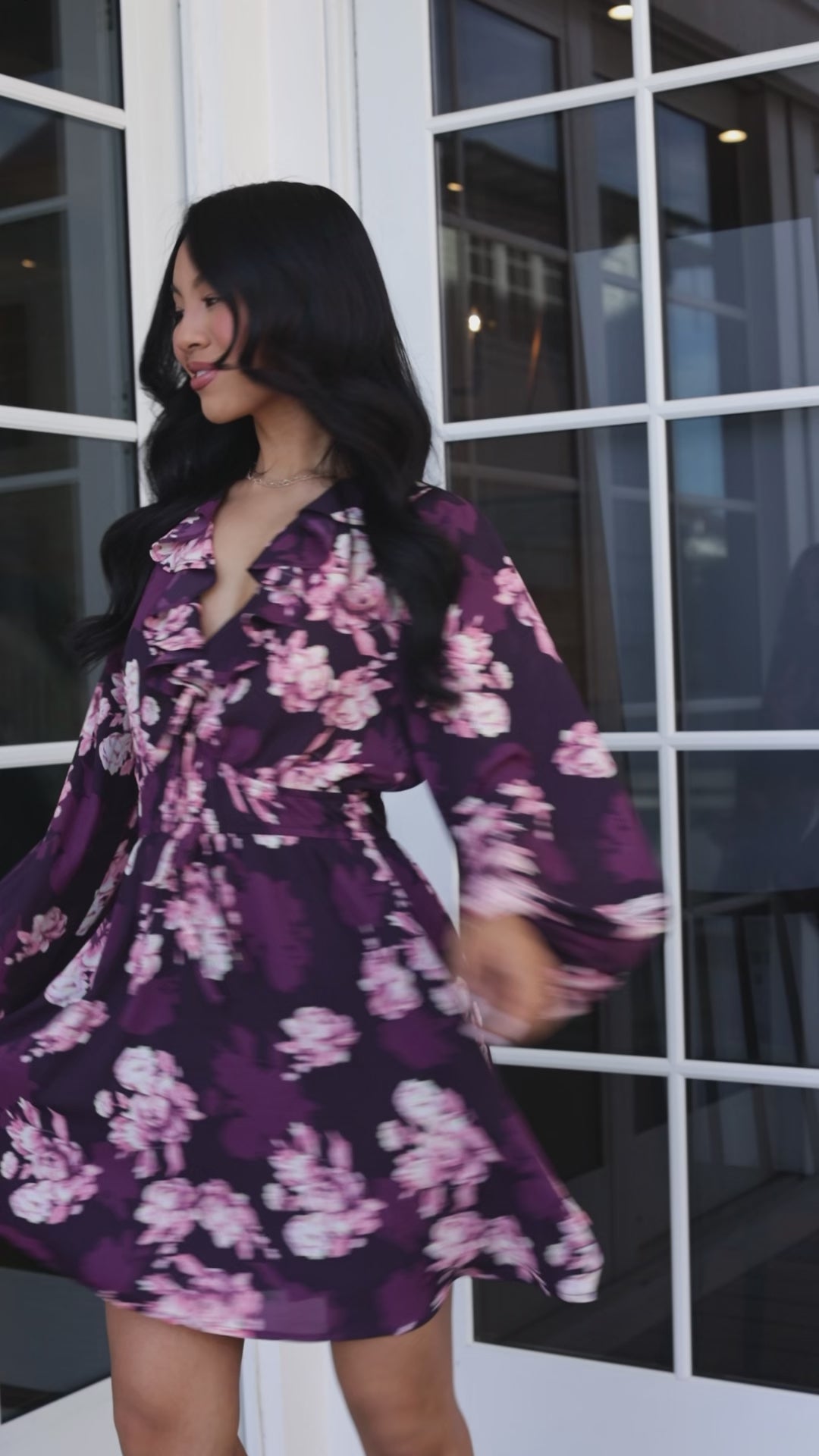 Simply Ready Purple Mini Dress - DU Deal