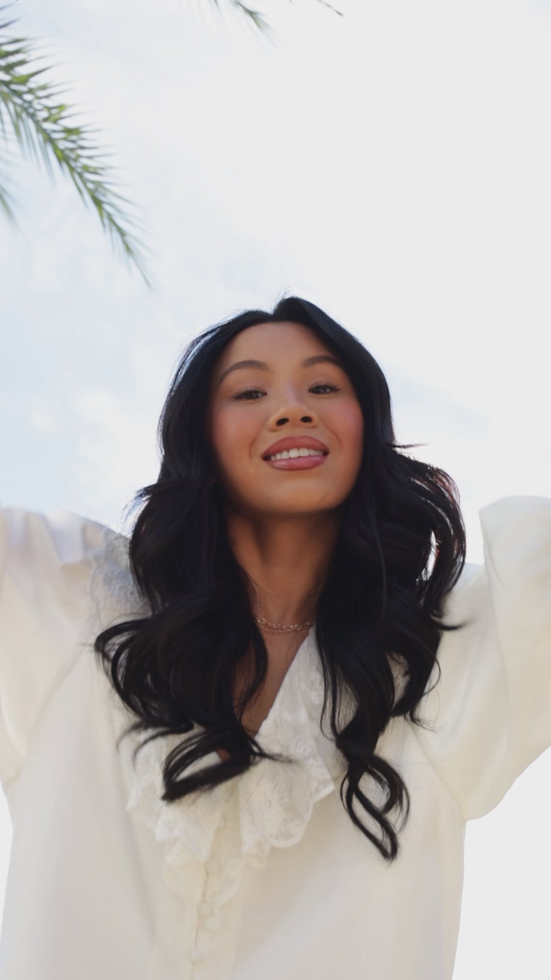 Soft Bloom White Lace Blouse