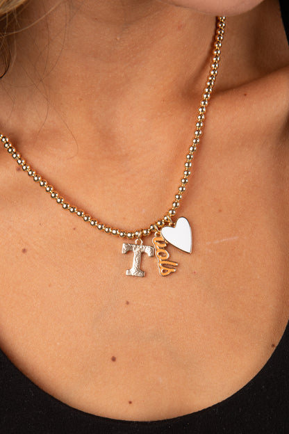 Necklace with letter &