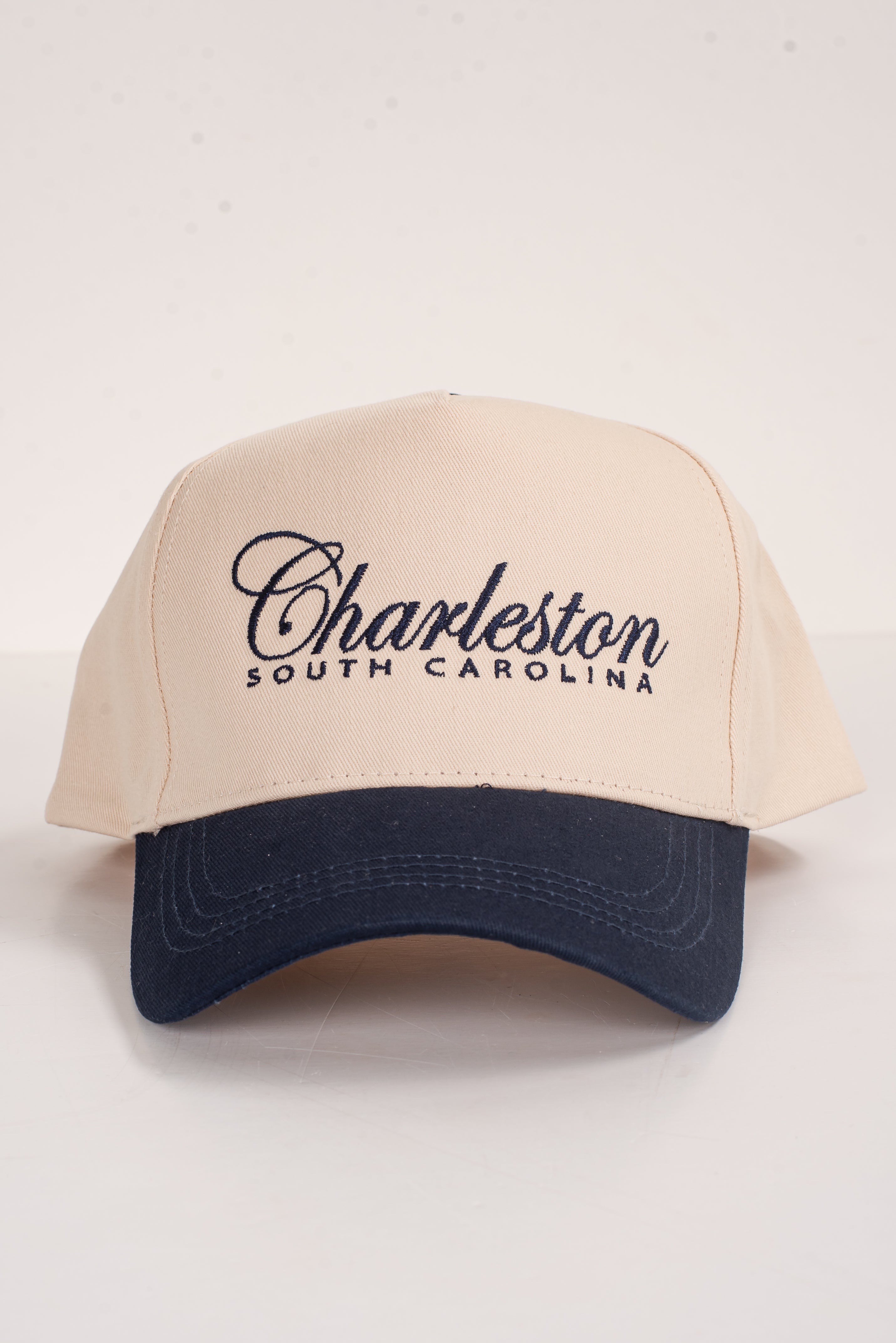 Charleston South Carolina Color Block Embroidered Hat