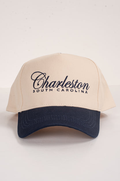 Charleston South Carolina Color Block Embroidered Hat