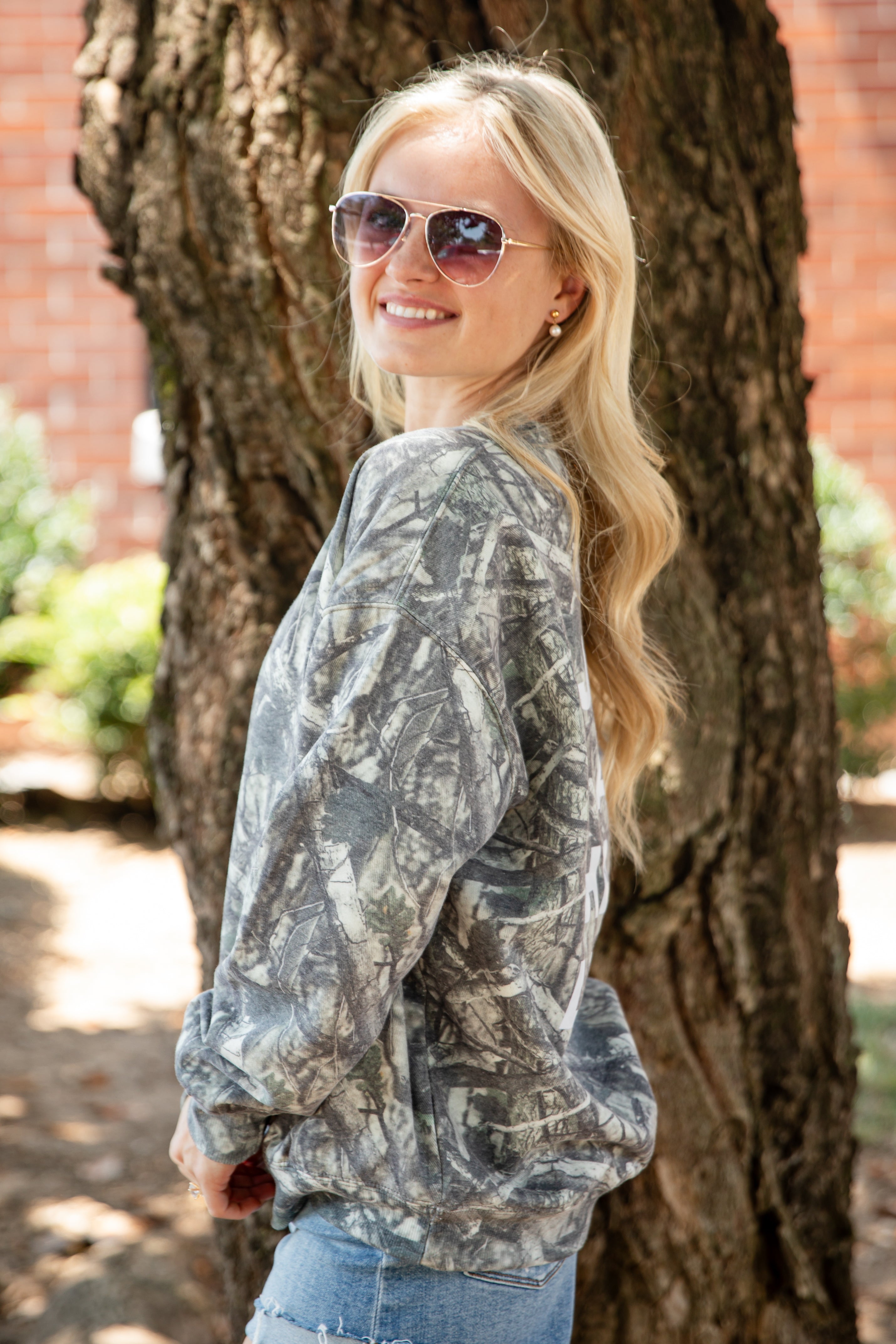 Camo Give Me Jesus and Hallelujahs Crewneck | DU Exclusive