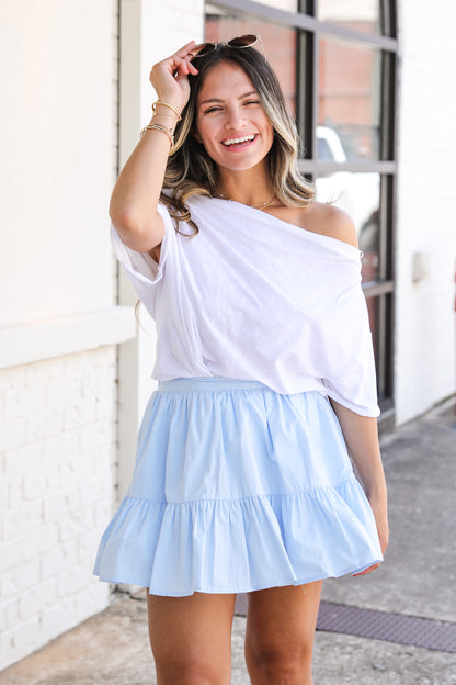 Cute Tiered Mini Skirt Trendy Women's Skirts ShopDressUp