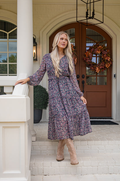 floral midi dress