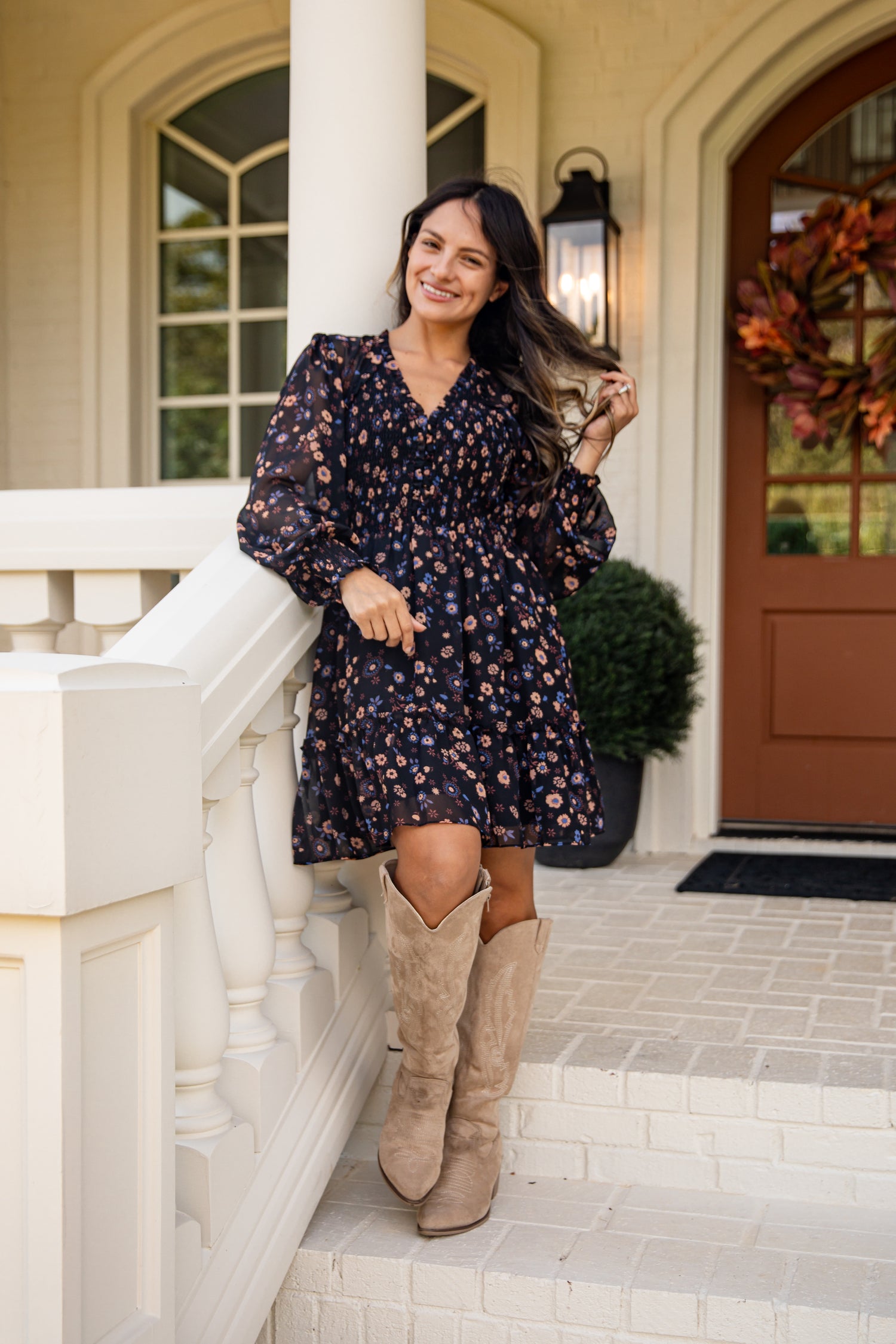 short dress with ankle booties 7 Chic Ways to Pair Dresses With Ankle Boots