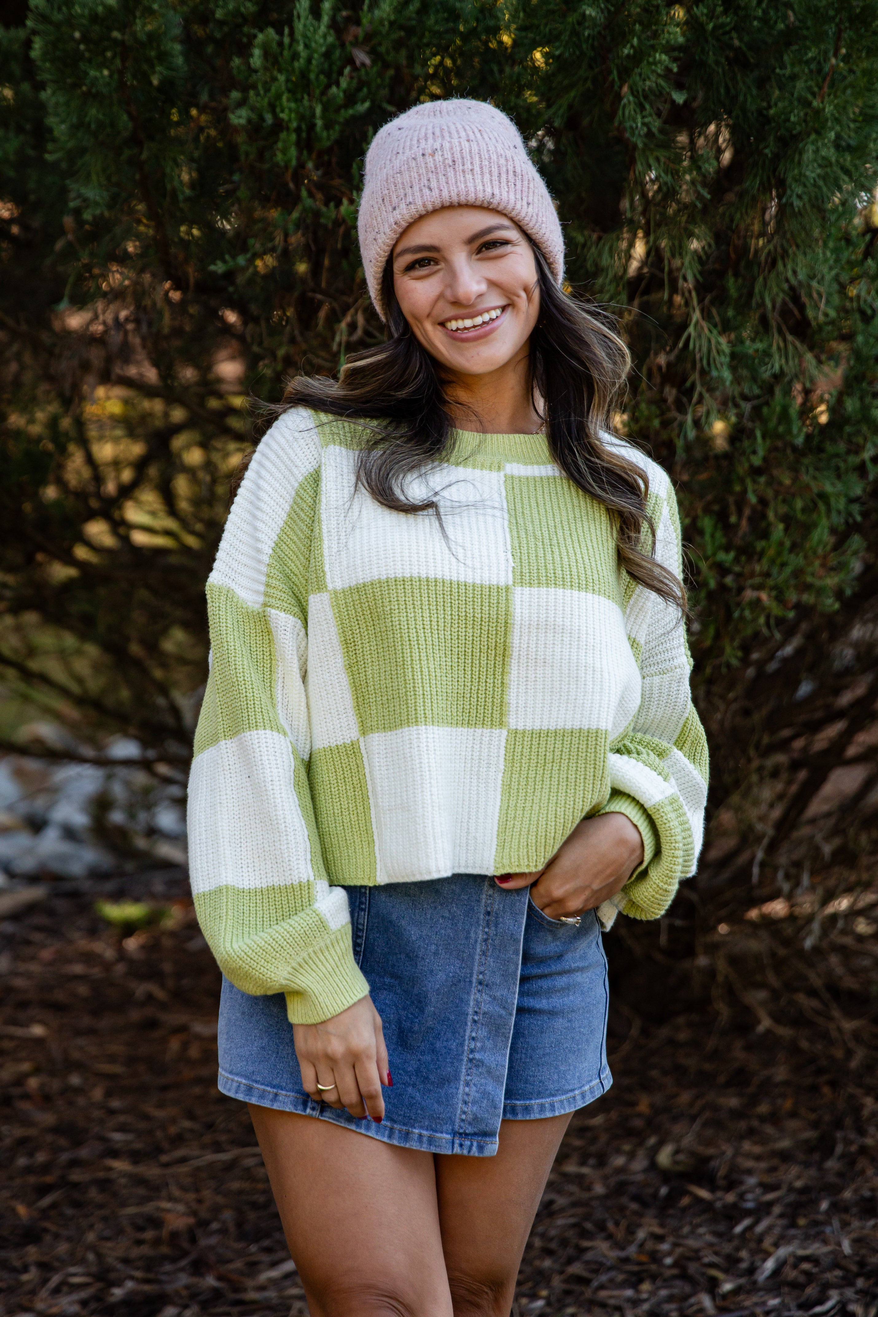 Cute Checkered Sweater | Trendy Sweaters For Women | Dress Up