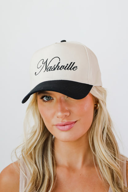 Nashville Script Color Block Hat