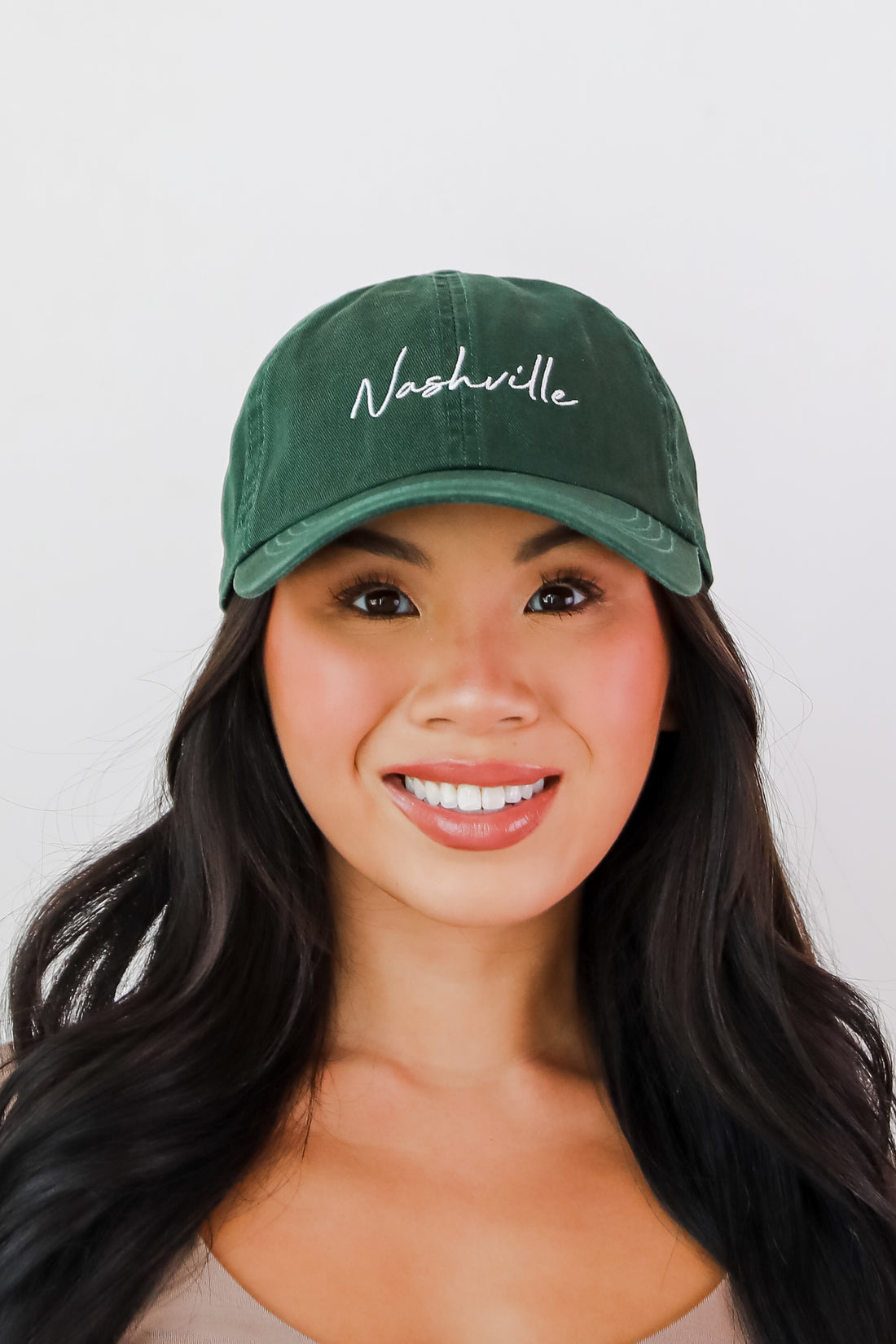 Nashville Script Embroidered Hat