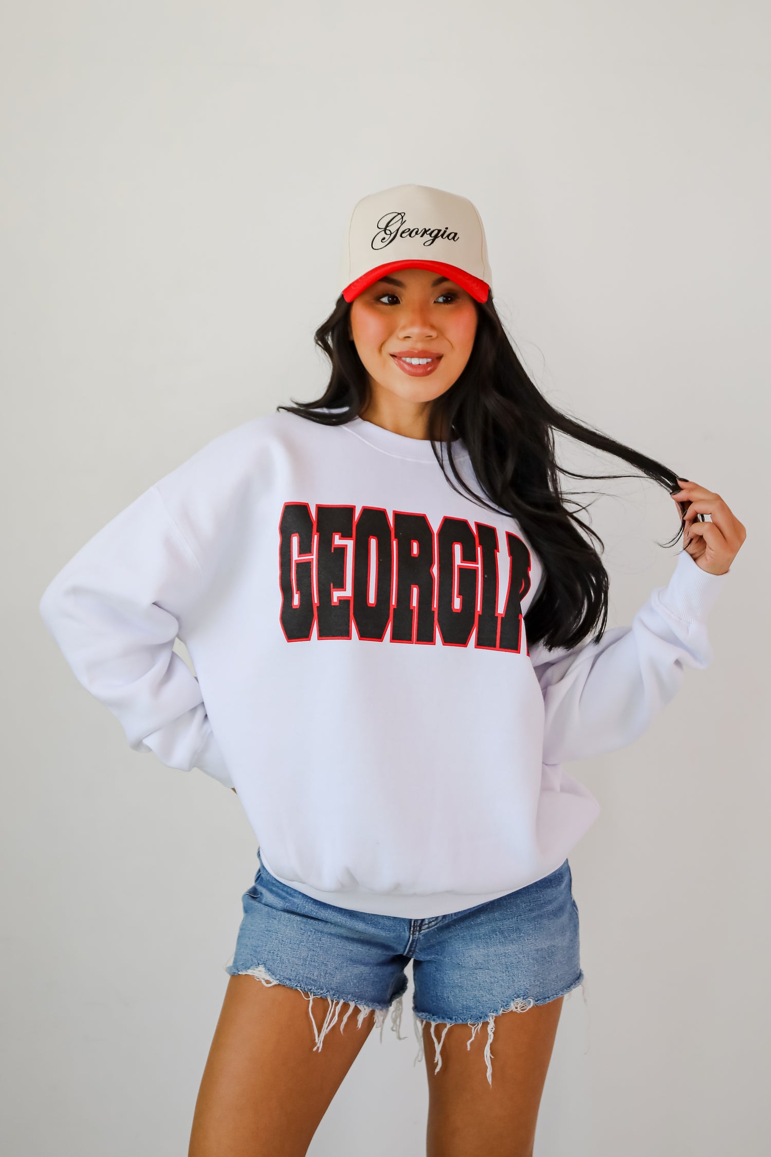 White Georgia Sweatshirt