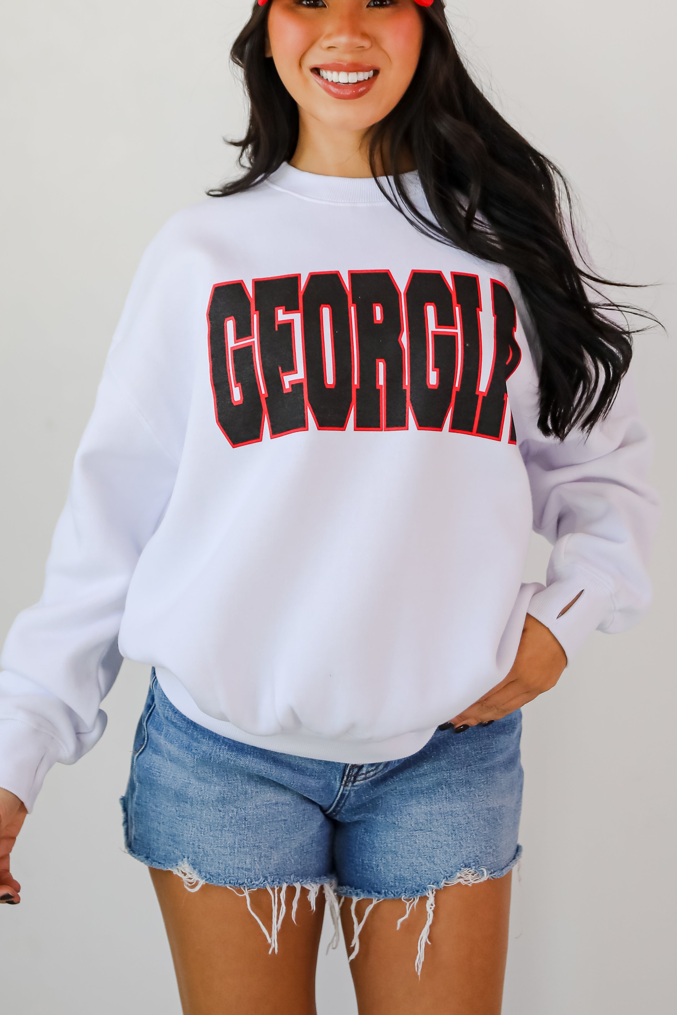 White Georgia Sweatshirt