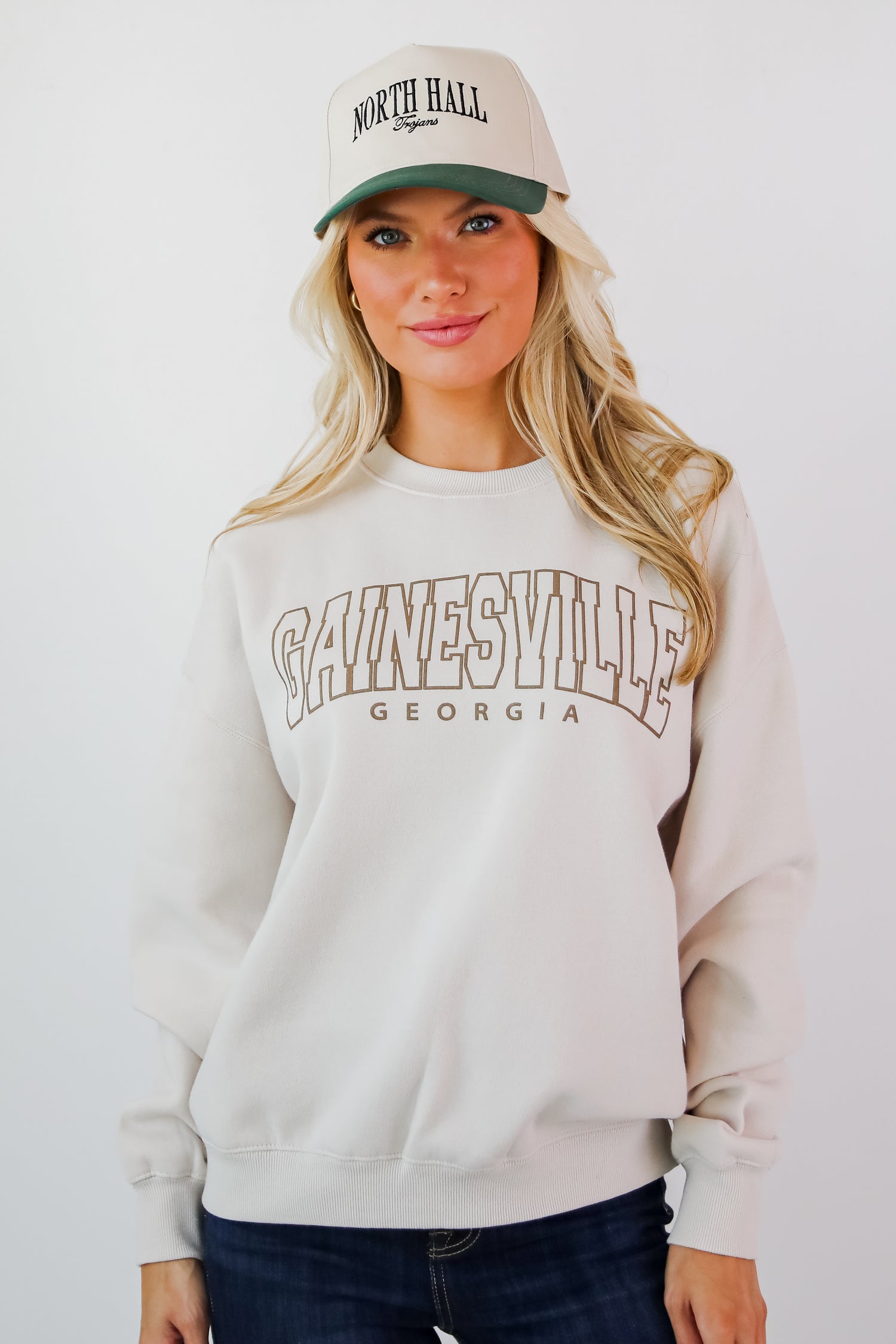 Beige Gainesville Georgia Sweatshirt