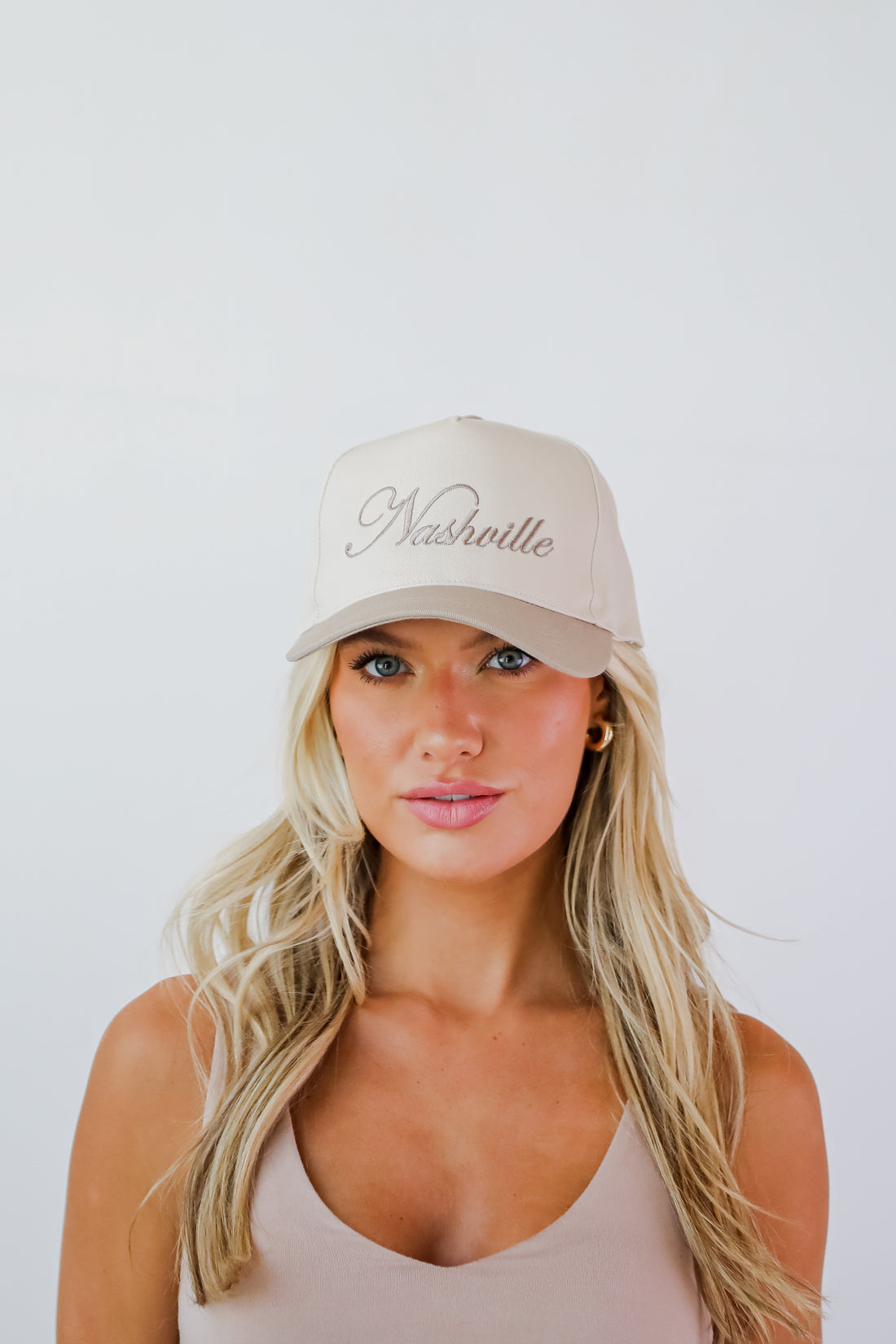 Nashville Script Color Block Hat