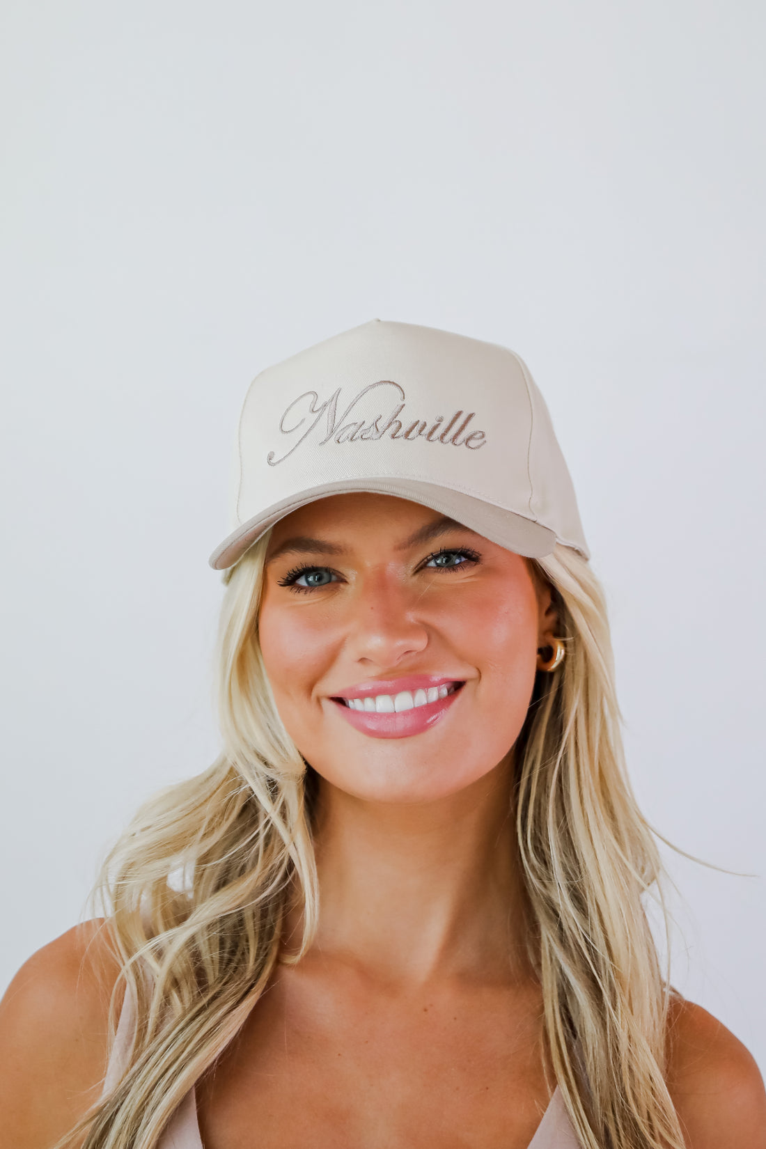 Nashville Script Color Block Hat