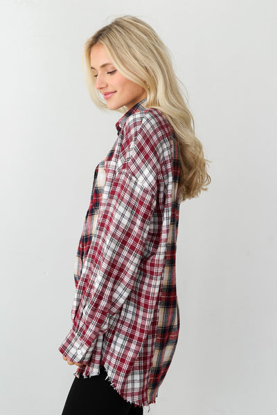 red plaid flannels
