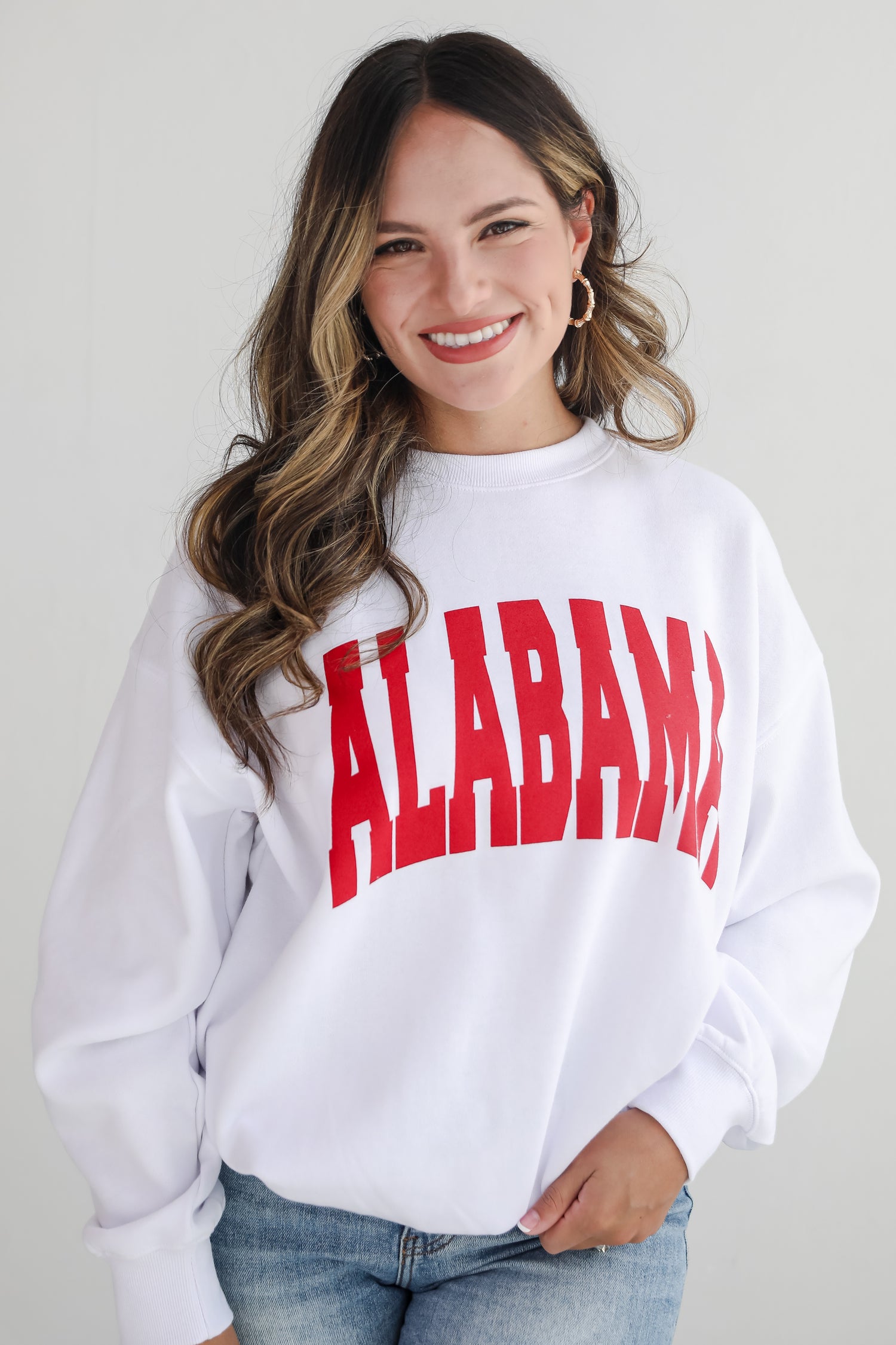 White Alabama Sweatshirt