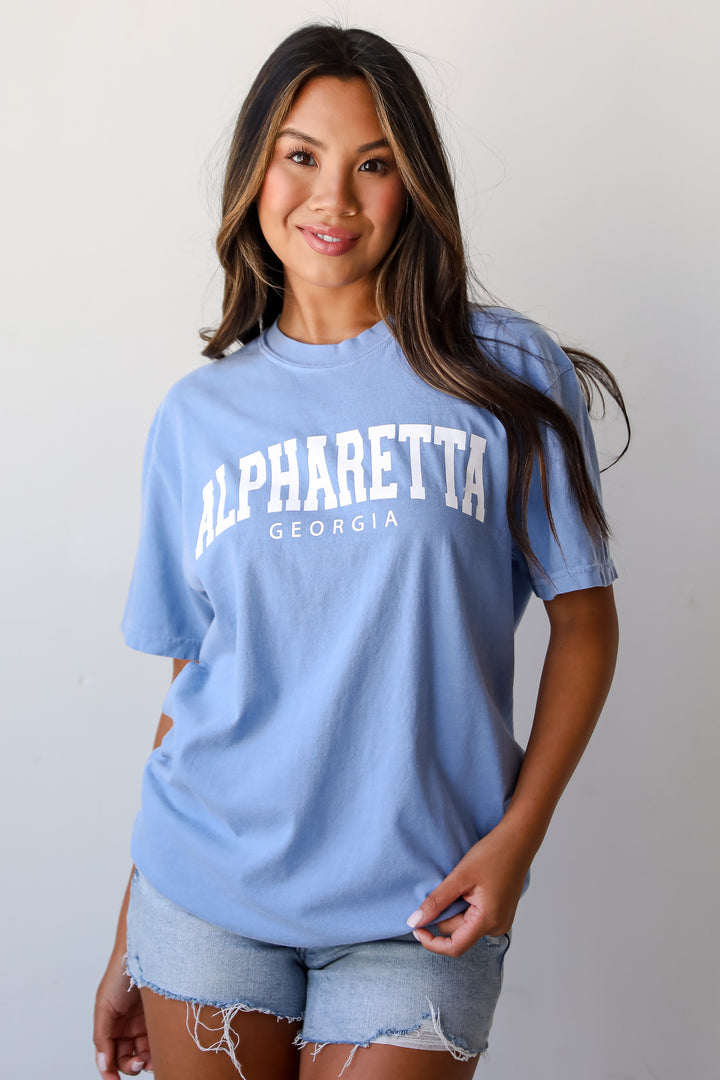 Light Blue Alpharetta Georgia Tee