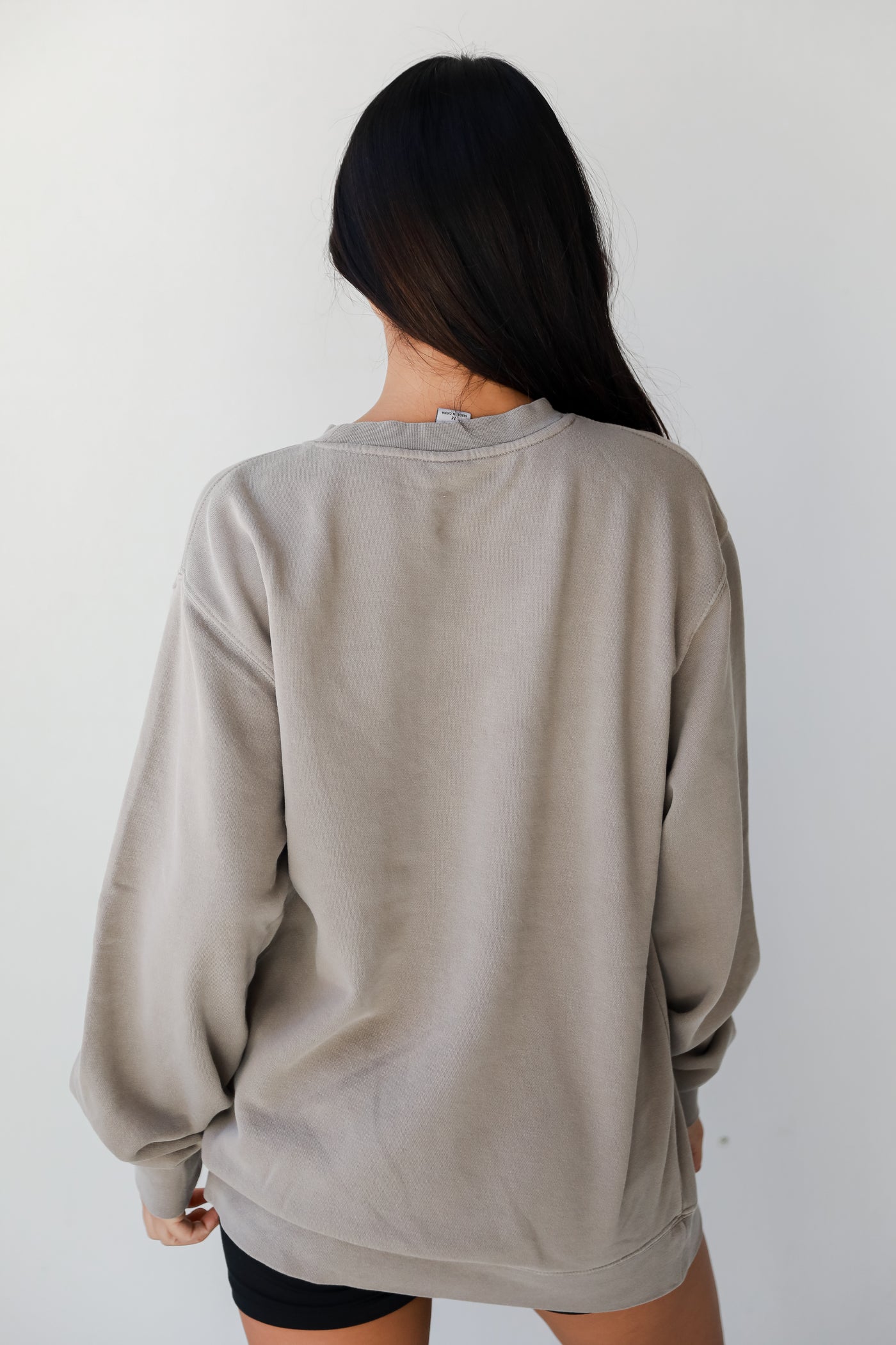 grey Athens Georgia Pullover back view