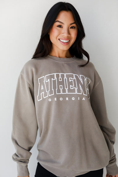 Athens Georgia Sweatshirt. Game Day Sweatshirt. Comfy Game Day Outfit.