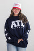 Navy ATL Baseball Star Sweatshirt