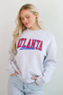 Light Heather Grey Atlanta Baseball Sweatshirt