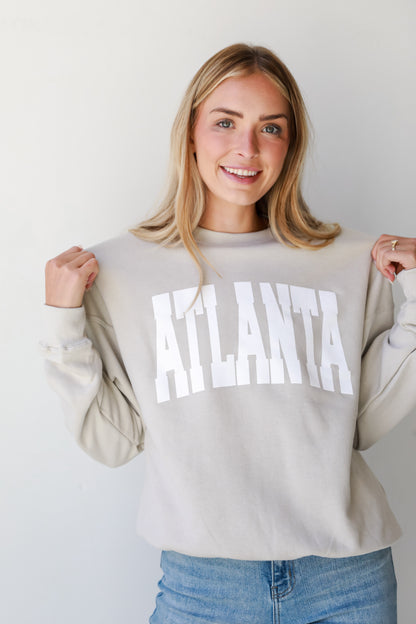 tan Atlanta Pullover