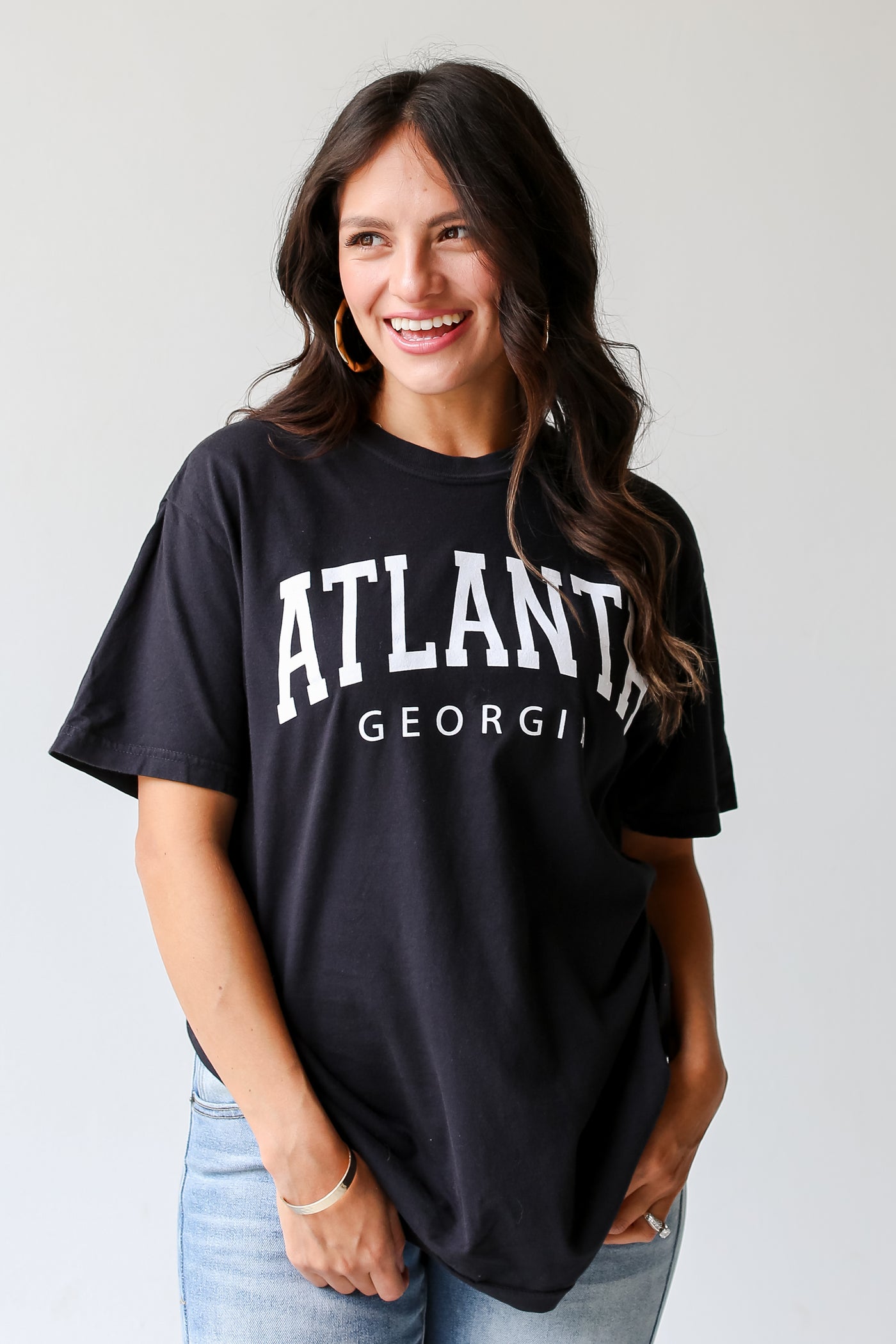 black Atlanta Georgia Tee