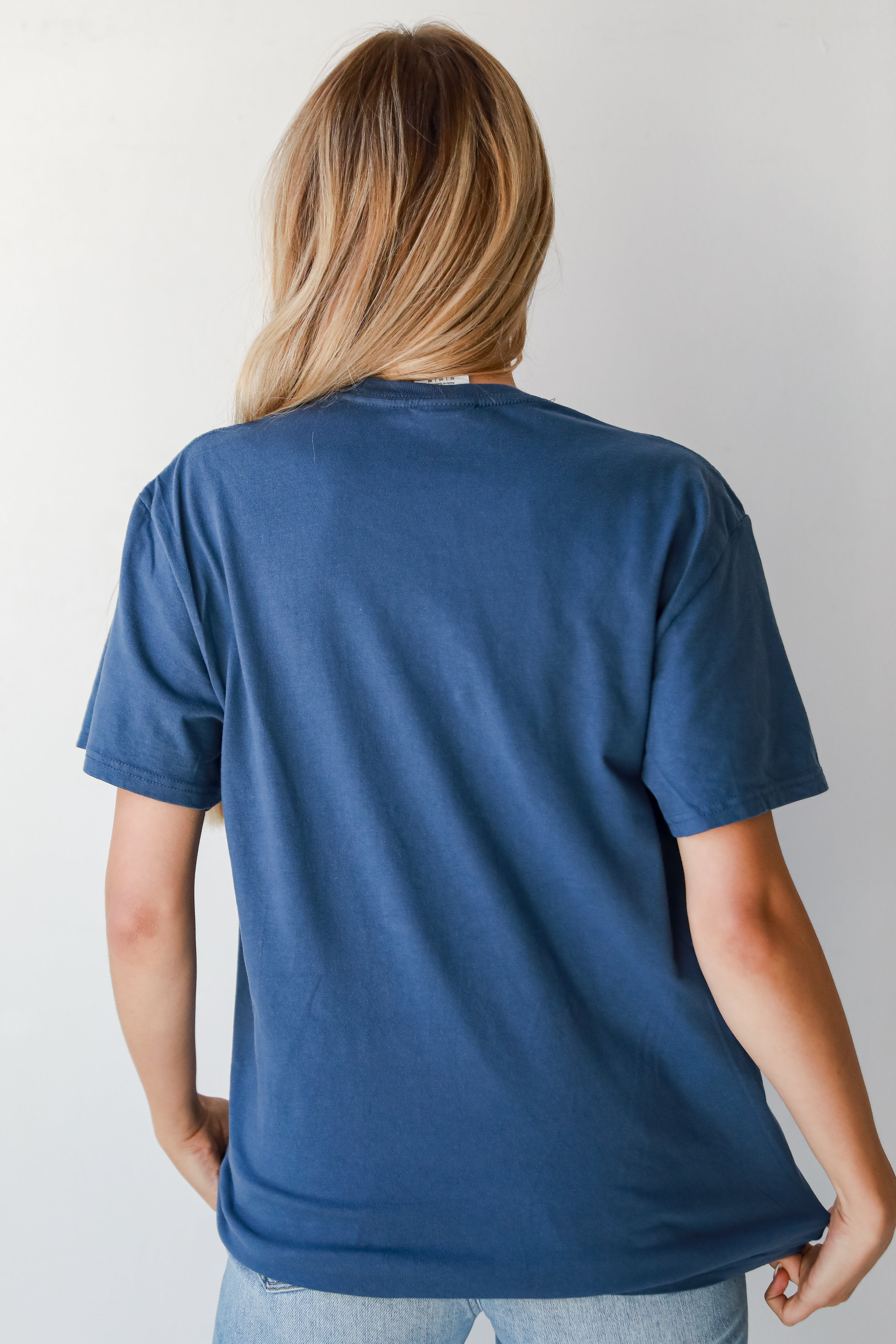 Navy Auburn Tee back view